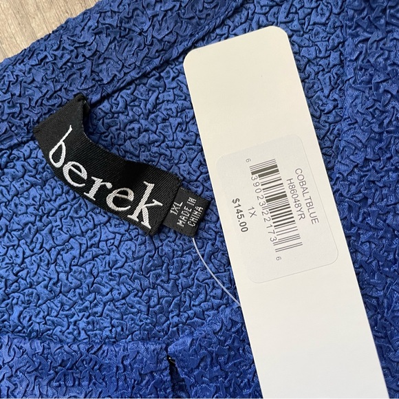 NWT Berek cobalt blue and white cardigan with floral lace [H3R] - Picture 5 of 8